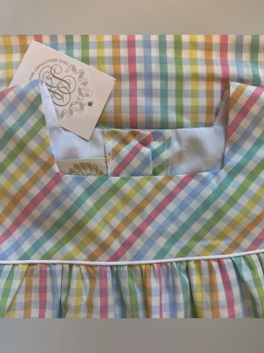 NWT Beaufort Bonnet TBBC Preston Plaid Dress Size 12